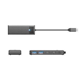  Hub PAPW2AC-C3 rozdzielacz USB-C na USB-A USB-C - czarny - zdj. dodatkowe 1