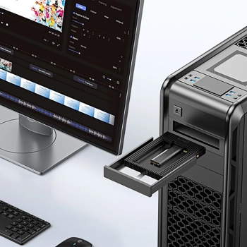  Adapter D2NS-6G przejściówka dysku M.2 NGFF na 3.5'' - czarny - zdj. dodatkowe 2