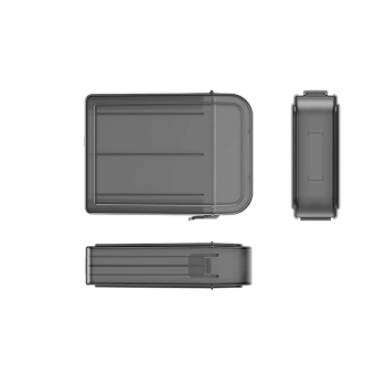  Etui ochronne PPH-25 pudełko na dysk 2.5'' - półprzezroczyste. szare - zdj. dodatkowe 1