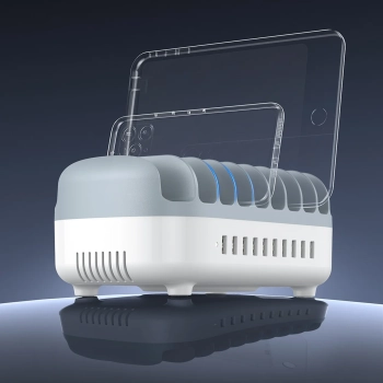  Inteligentna stacja ładowania DUK-10P-V1 do telefonów tabletów 10x USB-A - biała - zdj. dodatkowe 2