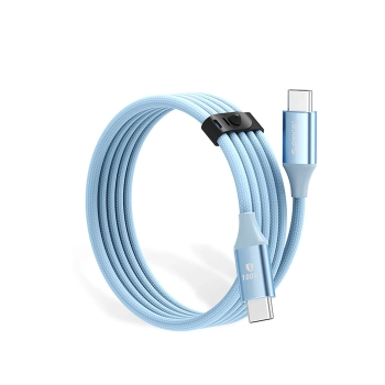  Kabel przewód CDX 100W 5A Power Delivery USB-C 1m - niebieski - zdj. dodatkowe 1