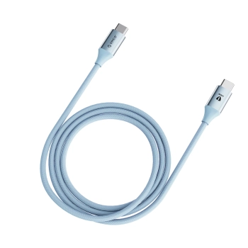  Kabel przewód CDX 100W 5A Power Delivery USB-C 1m - niebieski - zdj. dodatkowe 2
