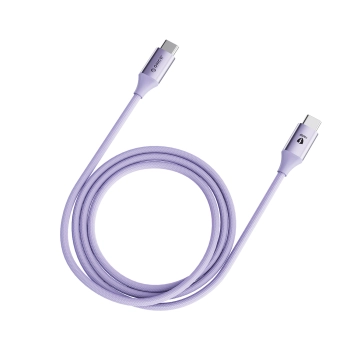  Kabel przewód CDX 100W 5A Power Delivery USB-C 1m - fioletowy - zdj. dodatkowe 2