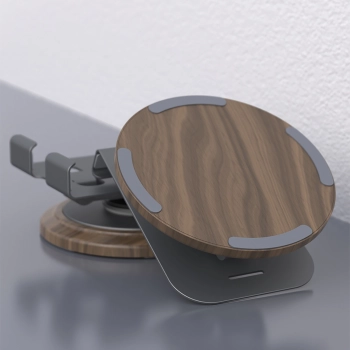  Podstawka stojak do telefonu 360 stopni metalowy - szary - zdj. dodatkowe 6