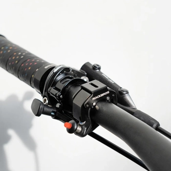  Dzwonek rowerowy w kształcie litery C - czarny - zdj. dodatkowe 1