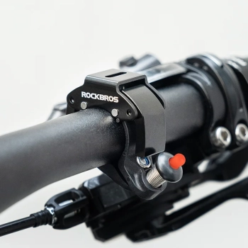  Dzwonek rowerowy w kształcie litery C - czarny - zdj. dodatkowe 2