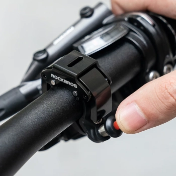  Dzwonek rowerowy w kształcie litery C - czarny - zdj. dodatkowe 5