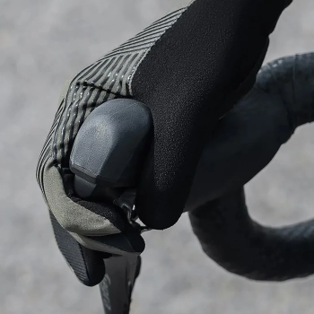  Rękawiczki rowerowe amortyzujące rozmiar L - zielono-czarne - zdj. dodatkowe 6