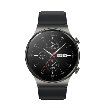  Pasek silikonowy do zegarka Huawei Watch GT 2/3/4/2 Pro/3 Pro/4 Pro/GT 2e 46mm - czarny - zdj. dodatkowe 2
