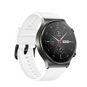  Pasek silikonowy do zegarka Huawei Watch GT 2/3/4/2 Pro/3 Pro/4 Pro/GT 2e 46mm - biały - zdj. dodatkowe 1
