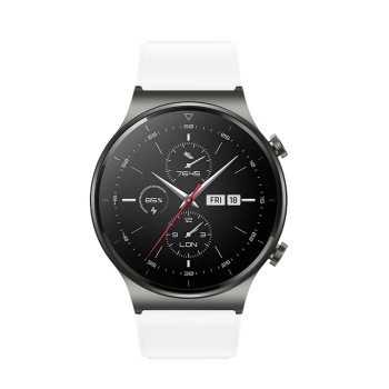  Pasek silikonowy do zegarka Huawei Watch GT 2/3/4/2 Pro/3 Pro/4 Pro/GT 2e 46mm - biały - zdj. dodatkowe 2