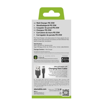  Ładowarka sieciowa Power Delivery USB-C 25W - czarna - zdj. dodatkowe 1