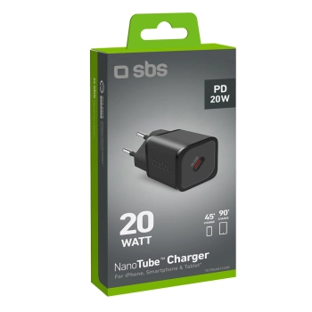  Ładowarka sieciowa Power Delivery GaN USB-C 20W - czarna - zdj. dodatkowe 1