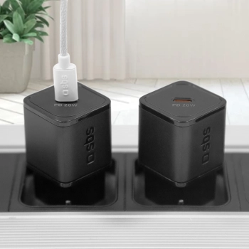  Ładowarka sieciowa Power Delivery GaN USB-C 20W - czarna - zdj. dodatkowe 2