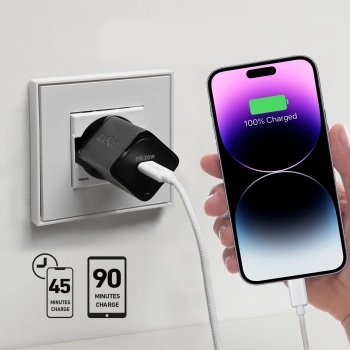  Ładowarka sieciowa Power Delivery GaN USB-C 20W - czarna - zdj. dodatkowe 5