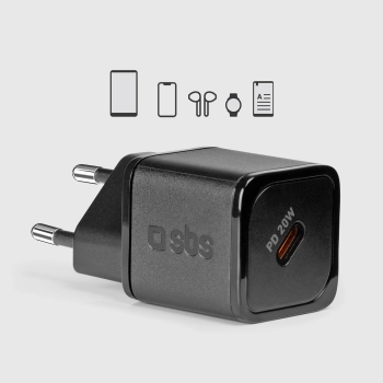  Ładowarka sieciowa Power Delivery GaN USB-C 20W - czarna - zdj. dodatkowe 8