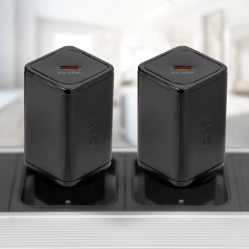  Ładowarka sieciowa Power Delivery GaN USB-C 45W - czarna - zdj. dodatkowe 3