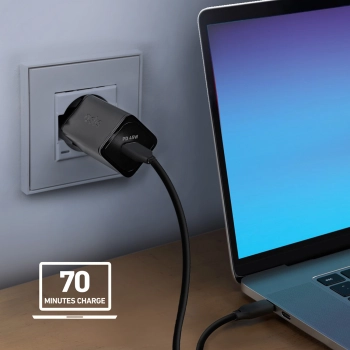 Ładowarka sieciowa Power Delivery GaN USB-C 45W - czarna - zdj. dodatkowe 7