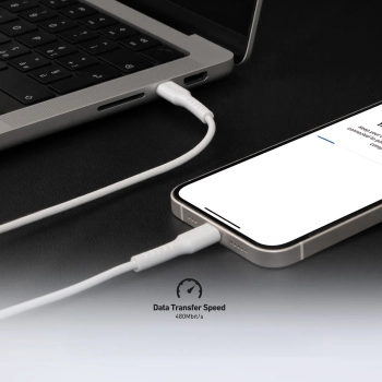  Kabel przewód USB-C PD 25W 1 m - biały - zdj. dodatkowe 5