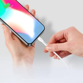  Kabel przewód USB-C PD 25W 1 m - biały - zdj. dodatkowe 6