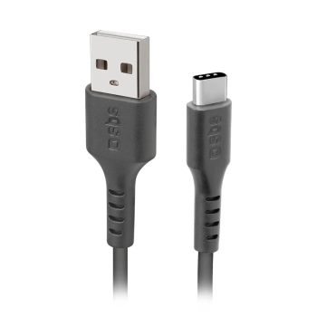 Kabel przewód USB-A - USB-C 2 m - czarny