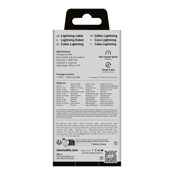  Kabel przewód USB-C - iPhone Lightning 1m - czarny - zdj. dodatkowe 2