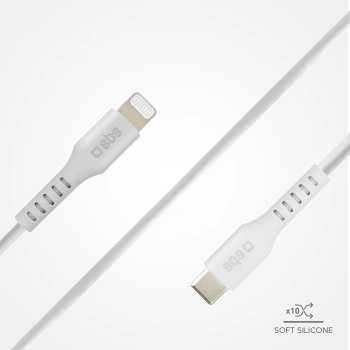  Kabel przewód z certyfikatem MFi USB-C - iPhone Lightning 1m - biały - zdj. dodatkowe 5