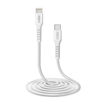  Kabel przewód USB-C - iPhone Lightning 2m - biały - zdj. dodatkowe 1