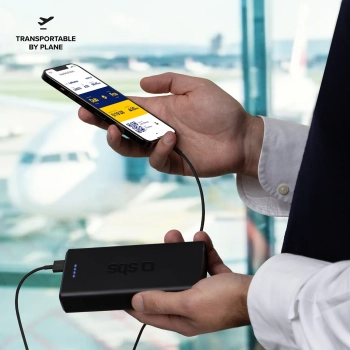 Powerbank 20000 mAh USB-A USB-C - czarny - zdj. dodatkowe 3