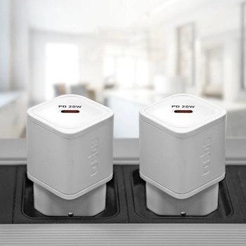 Ładowarka sieciowa GaN z Power Delivery 20W - biała - zdj. dodatkowe 2
