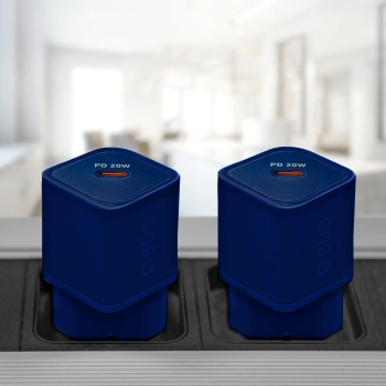  Ładowarka sieciowa GaN z Power Delivery 20W - niebieska - zdj. dodatkowe 2