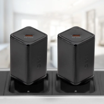  Ładowarka sieciowa GaN z Power Delivery 65W - czarna - zdj. dodatkowe 2