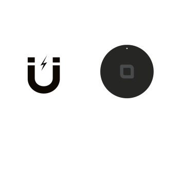  Uchwyt samochodowy magnetyczny na smartfona śr. 36 mm na kratkę nawiewu - czarny - zdj. dodatkowe 3