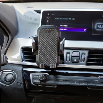  Uchwyt samochodowy do smartfona na kratkę nawiewu wzmocniony - czarny - zdj. dodatkowe 5