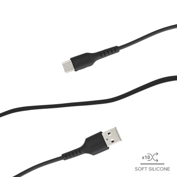  Kabel przewód USB-A - Micro-USB 2m - czarny - zdj. dodatkowe 4
