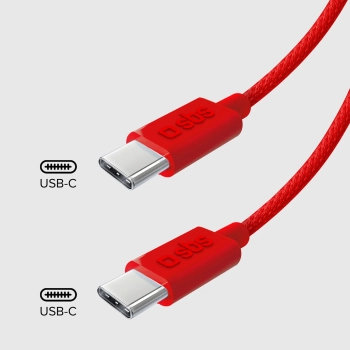  Kabel przewód w oplocie USB-C 60 W 1.5m - czerwony - zdj. dodatkowe 9