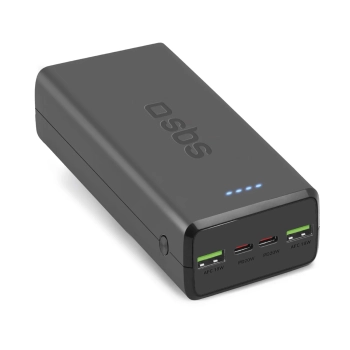 Powerbank 30000 mAh USB-C USB-A - czarny