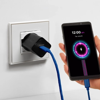  Kabel przewód w oplocie USB-C - USB-C 60W 1.5m - niebieski - zdj. dodatkowe 7