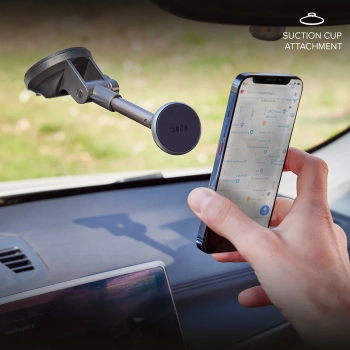  Uchwyt samochodowy na smartfona teleskopowy MagSafe - czarny - zdj. dodatkowe 4