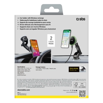  Uchwyt na smartfona teleskopowy z ładowarką bezprzewodową MagSafe na szybę i deskę - czarny - zdj. dodatkowe 6