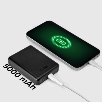  Powerbank beprzewodowy 5000 mAh USB-C MagSafe - czarny - zdj. dodatkowe 6