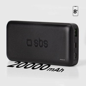  Powerbank 20000 mAh PD USB-C USB-A Micro-USB 20W - czarny - zdj. dodatkowe 6