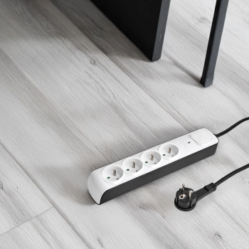  Listwa antyprzepięciowa 4 gniazda 1.5m - biała - zdj. dodatkowe 4