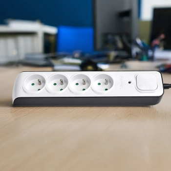  Listwa antyprzepięciowa 4 gniazda 1.5m - biała - zdj. dodatkowe 6