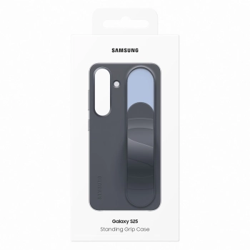  Etui silikonowe Samsung Standing Grip Case z uchwytem podstawką do Samsung Galaxy S25 - czarne - zdj. dodatkowe 5