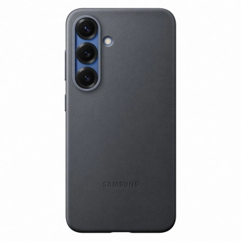 Etui plecki z ekoskóry Samsung KindSuit Case do Samsung Galaxy S25 - czarne