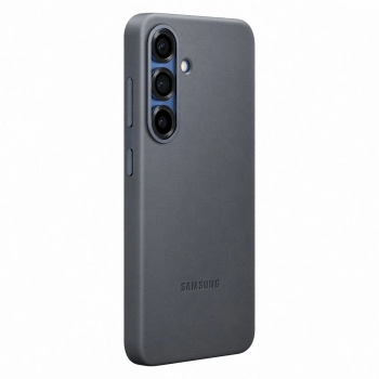  Etui plecki z ekoskóry Samsung KindSuit Case do Samsung Galaxy S25 - czarne - zdj. dodatkowe 2