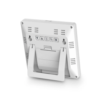  Stacja pogody Hama Palawan termometr higrometr zegar budzik - biała - zdj. dodatkowe 7