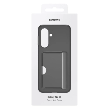  Etui Samsung Card Slot Case EF-OA266TBEGWW z kieszenią na karty na Samsung Galaxy A26 5G - czarne - zdj. dodatkowe 4