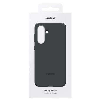  Etui silikonowe pokrowiec Samsung Silicone Case na Samsung Galaxy A36 5G - czarne - zdj. dodatkowe 5